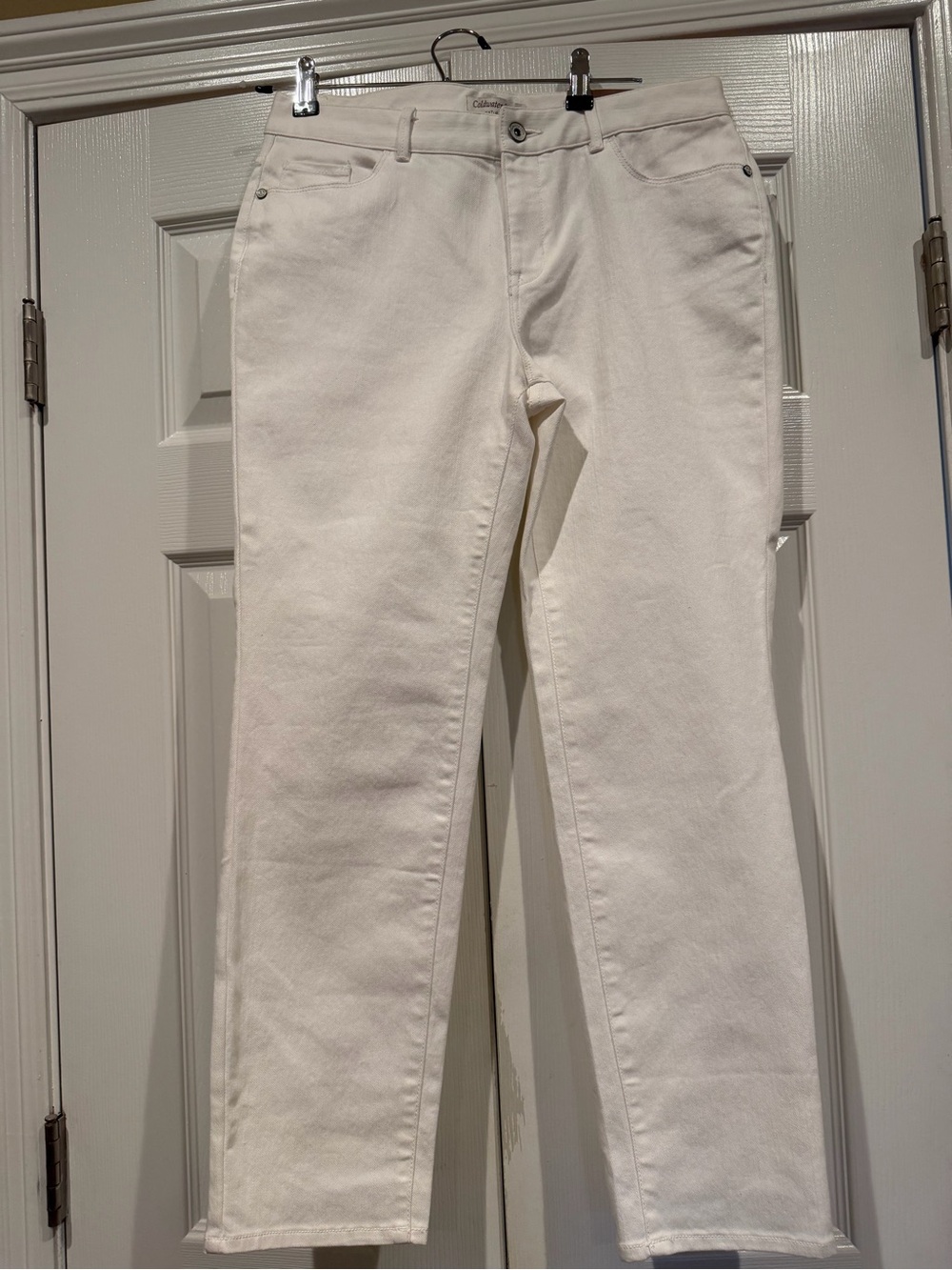 Coldwater Creek Natural Slim leg white Jean, SZ P8, NWT